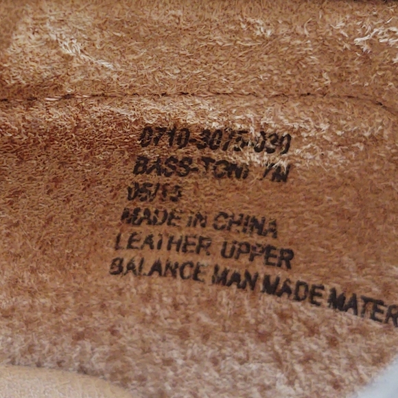 Bass Chunky Heel Penny Loafer 7 W - Picture 7 of 8